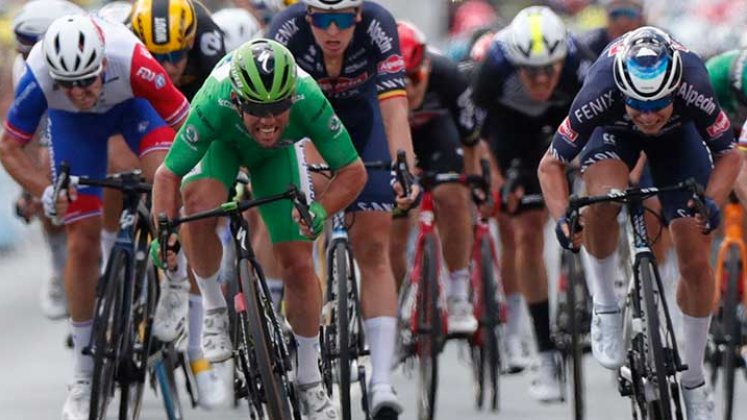 El británico Marc Cavendish logró su segunda victoria en el Tour de Francia 