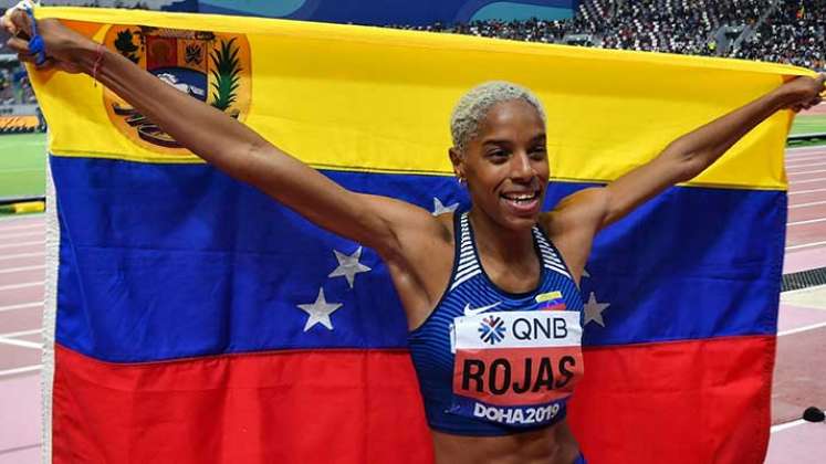 Yulimar Rojas, saltadora venezolana que busca la medalla de oro en Tokio 2020