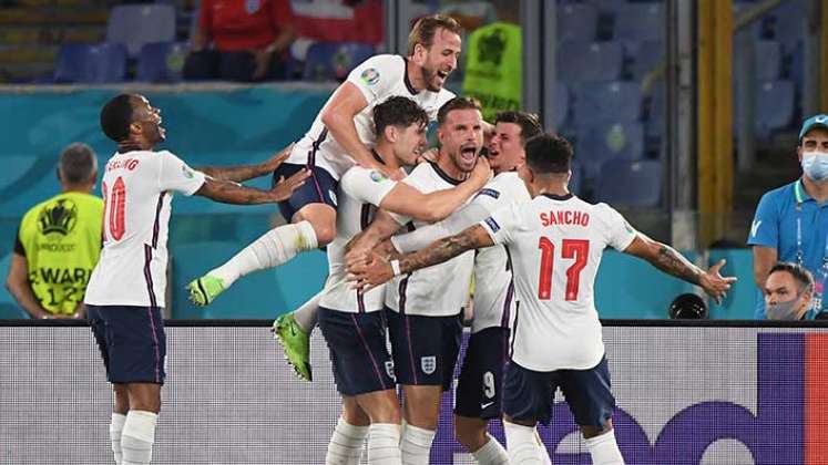 La selección inglesa de fútbol se metió en semifinales de la Eurocopa 2020