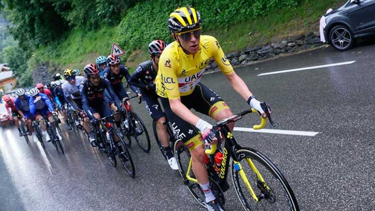 Tadej Pogacar se reafirma en el liderato del Tour de Francia 