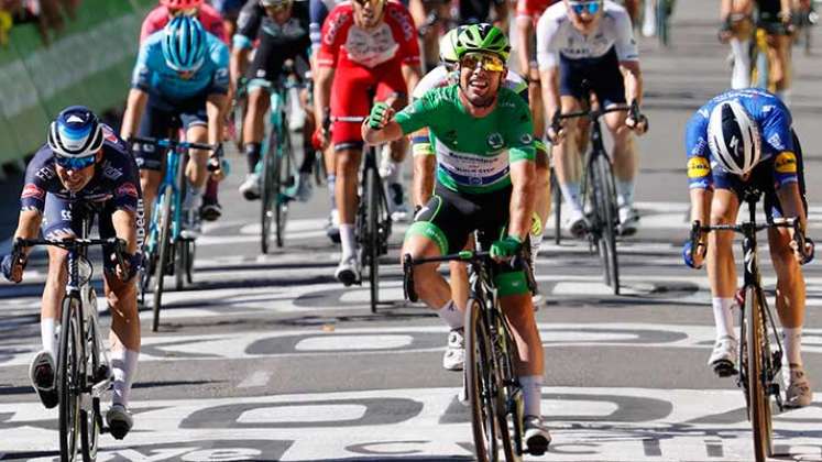 El británico Mark Cavendish igualó la marca de 34 etapas ganadas en el Tour de Francia por Eddy  Merckx