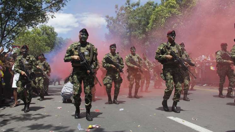 Los desfiles militares no se podrán observar hoy en las calles de Norte de Santander debido a la pandemia de la COVID-19, tal como sucedió en el 2020 /Foto: archivo La Opinión