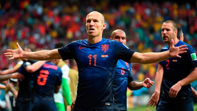 Arjen Robben, extremo holandés que decidió retirarse. 