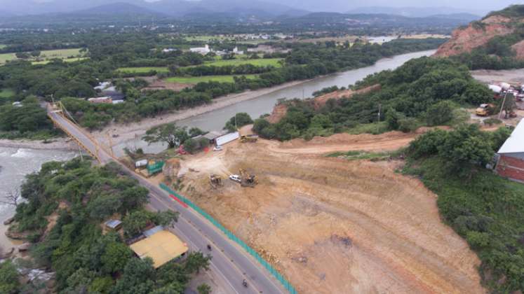 Construcción del puente Mariano Ospina avanza a buen ritmo