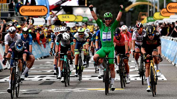 Mark Cavendish ganó la décima etapa del Tour de Francia. 