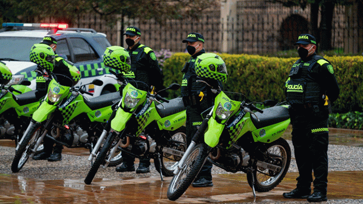 El código QR También la tendrán patrullas y motocicletas de la Policía./ Foto Colprensa