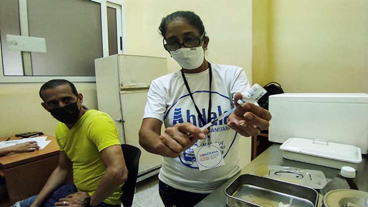 Vacuna contra la COVID-19 en Cuba.