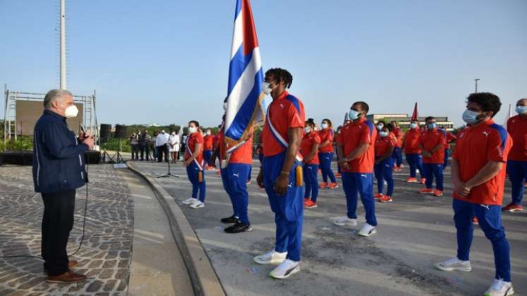 Cuba va a Tokio con la meta de incluirse en el Top-20 del medallero./Foto: Twitter