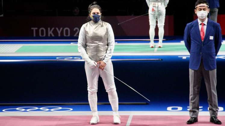 La colombiana Saskia Van Erven García no tuvo un buen resultado en su debut en los Juegos Olímpicos de Tokio. / Foto: Comité Olímpico