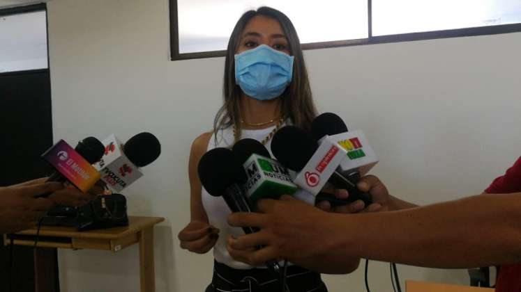 Jessica Dayana Ramírez habla sobre la vuelta presencial a clases en Cúcuta./Foto: La Opinión