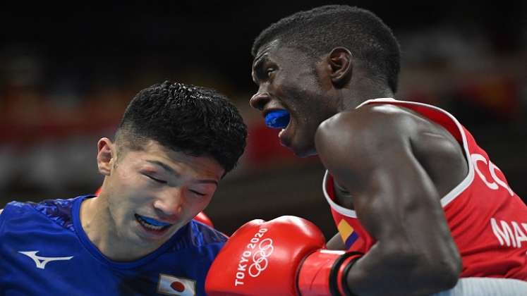 Yuberjen Martínez es eliminado en cuartos y Colombia se queda sin boxeadores en Tokio-2020./Foto: AFP
