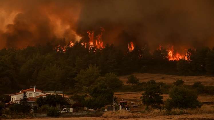 Grecia afronta una situación ‘crítica’ por los incendios, todavía activos en Turquía./Foto: AFP