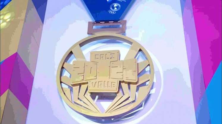 Esta es la medalla que recibirán  los atletas en los Juegos Panamericanos Junior