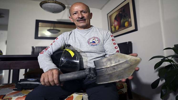 Luis Eduardo Marulanda, bombero voluntario en el 9/11