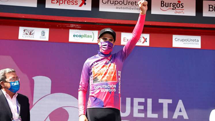 Mikel Landa, campeón de la Vuelta a Burgos 2021. 