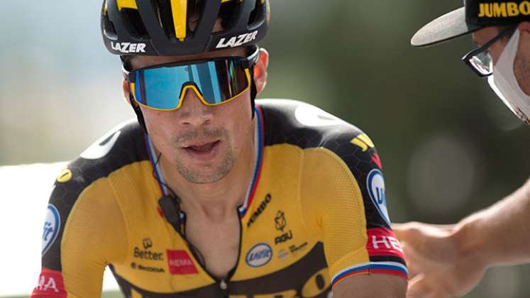 Primoz Roglic en la Vuelta a España 2021. 