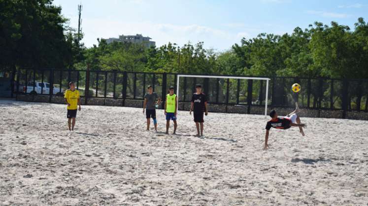 Selección Norte de Fútbol Playa luchará por un cupo a los Juegos Nacionales de Mar y Playa. Foto: Gustavo Contreras S. 