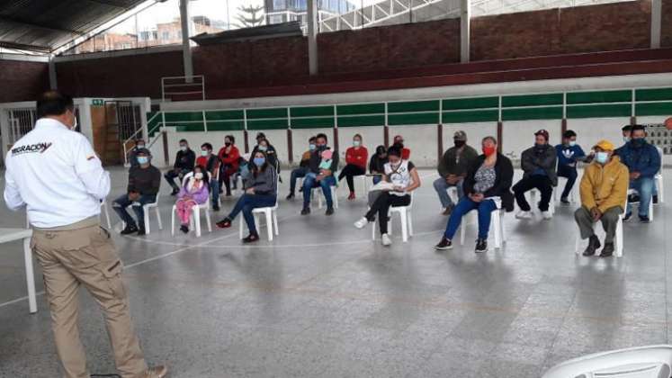 Norte de Santander cuenta con siete Puntos Visibles, donde los migrantes pueden hacer sus consultas sobre la tramitación del permiso.  / Foto: Cortesía Migración Colombia