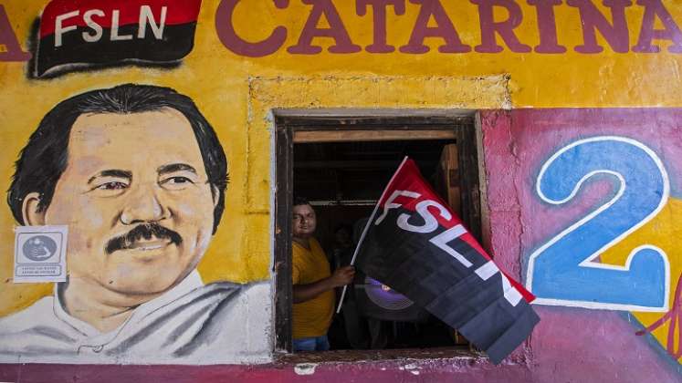 Daniel Ortega postuló su candidatura a las elecciones de noviembre para un cuarto mandato sucesivo con el Frente Sandinista de Liberación Nacional (FSLN)./ Foto AFP