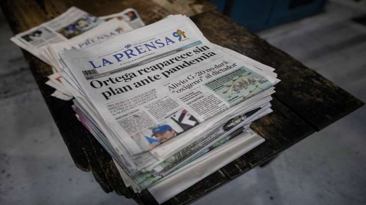 El diario La Prensa, con 95 años de historia, ha sobrevivido a los vaivenes de la política local. /Foto AFP