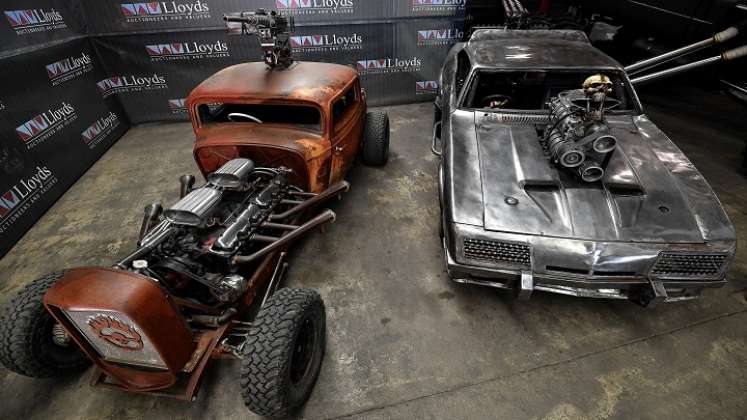 Subastan extravagantes autos de 'Mad Max: Furia en el camino'./Foto: AFP