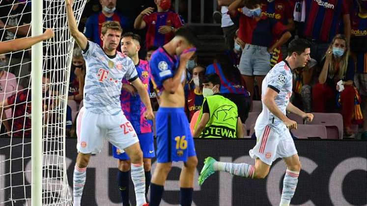 El Barcelona tuvo un mal inicio en la fase de grupos de la Liga de Campeones al perder en su casa ante el Bayern Múnich.
