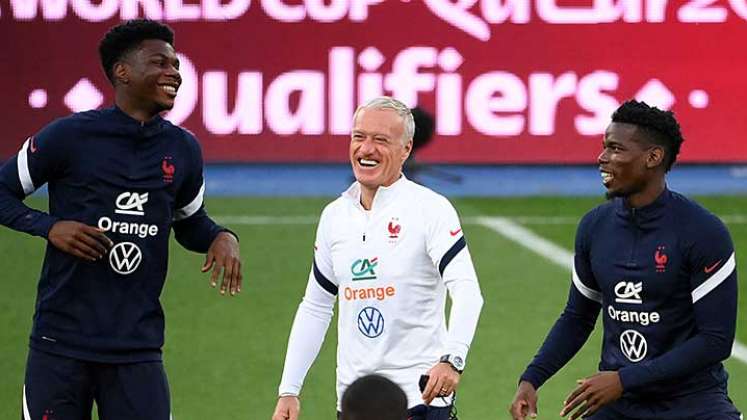  Didier Deschamps, técnico de Francia tiene un juego difícil ante Ucrania, por las eliminatorias europeas al Mundial de Catar 2022.