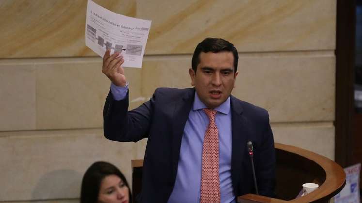 El representante a la Cámara, Edward Rodríguez, es precandidato presidencial./Foto Colprensa
