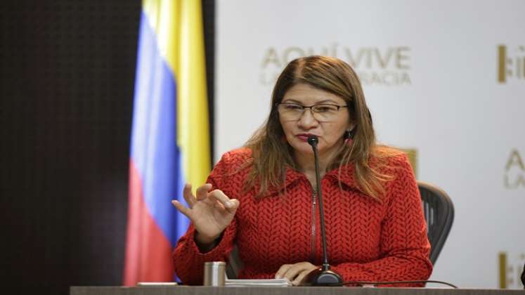 La senadora del partido político Comunes, Sandra Ramírez, se disculpó con las víctimas y la sociedad en general./Colprensa