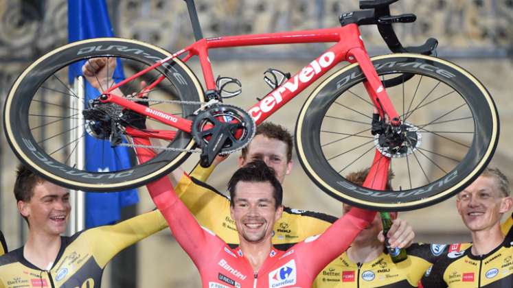 Primoz Roglic está ahora a un título del hombre con más títulos en la Vuelta, Roberto Heras. / Foto: AFP