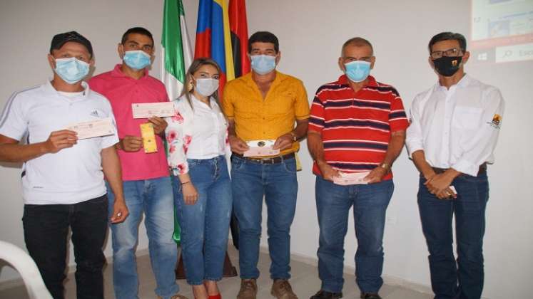 Campesinos de Ocaña beneficiados con los programas de restitución de tierras.