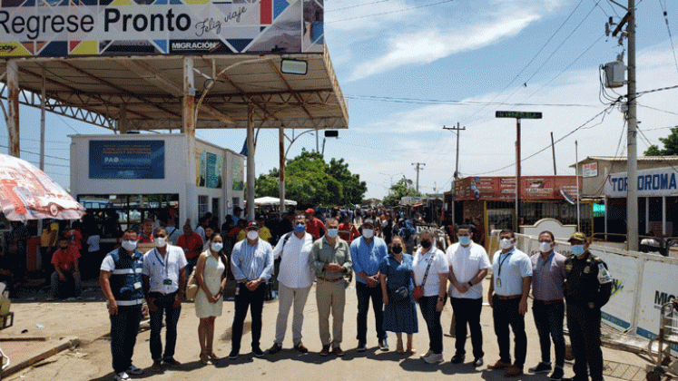 Gremios visitaron Paraguachón para ver cómo es la dinámica y diseñar la estrategia para una eventual apertura de la frontera.