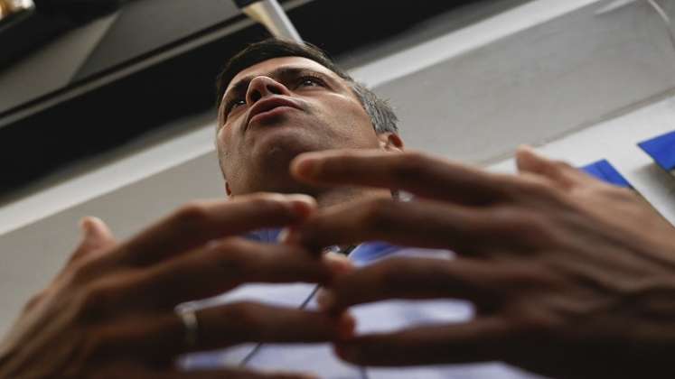 Opositor López apuesta al diálogo para resolver crisis en Venezuela./Foto: AFP