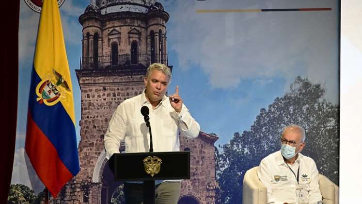 El presidente Iván Duque instaló el XVI Encuentro de la Jurisdicción Constitucional, en Cúcuta./Foto Jorge Iván Gutiérrez-La Opinión