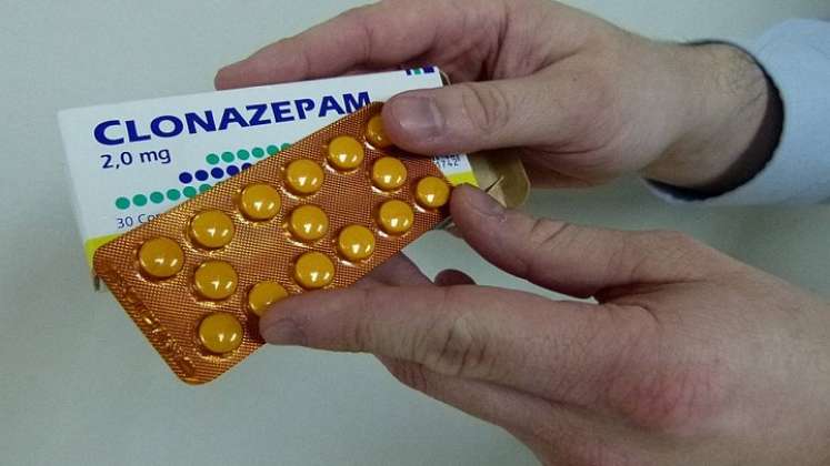 Clonazepam por 30 tabletas. / Foto: Cortesía/ La Opinión 