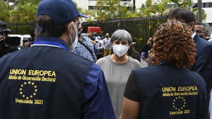 Las autoridades venezolanas se mostraron en el pasado reticentes a permitir la entrada de observadores internacionales./AFP