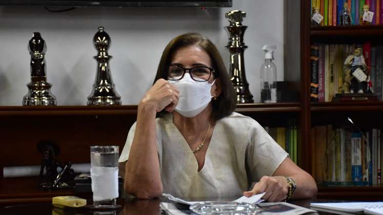 La procuradora general, Margarita Cabello, estuvo esta semana en Cúcuta. /Foto Pablo Castillo La Opinión
