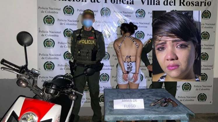 La mujer fue capturada en el barrio Trapiches de Villa del Rosario.