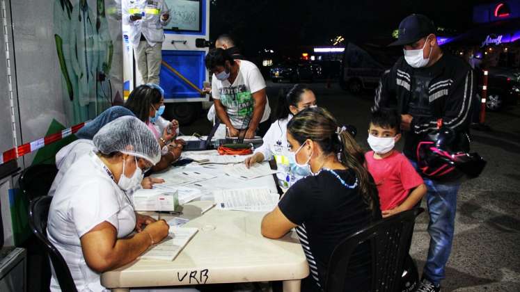 Vacunación nocturna en Cúcuta