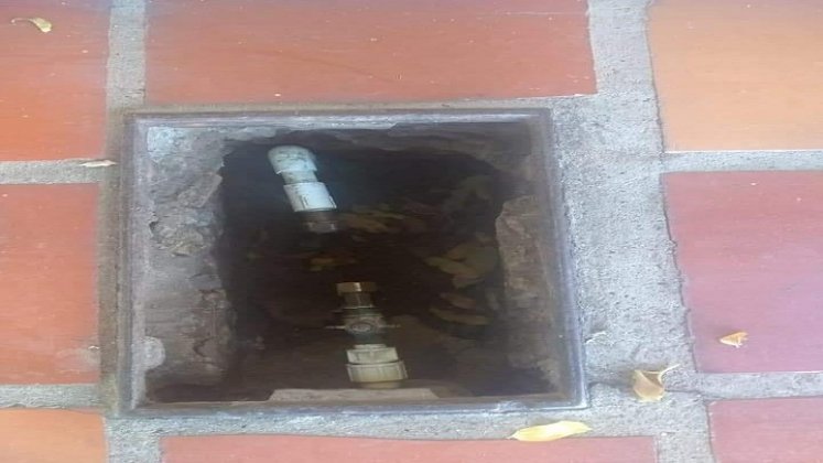 Contadores de agua son robados. / Foto: Cortesía / La Opinión 