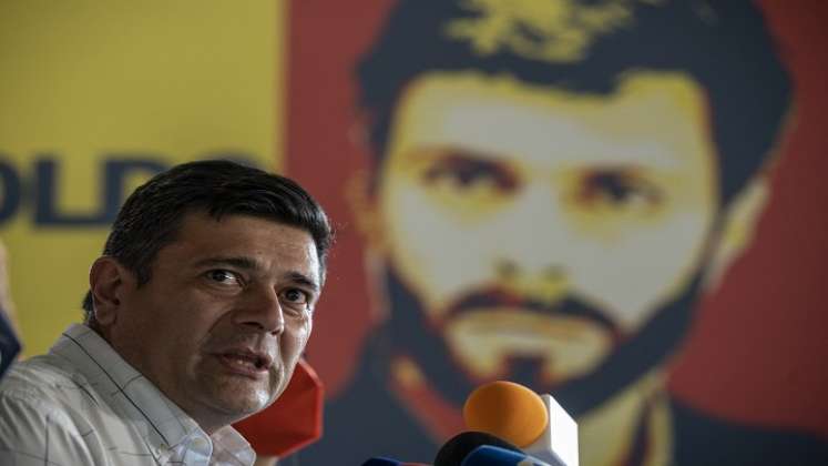 El ex candidato venezolano a gobernador del estado Barinas por el partido opositor Voluntad Popular, Freddy Superlano./AFP