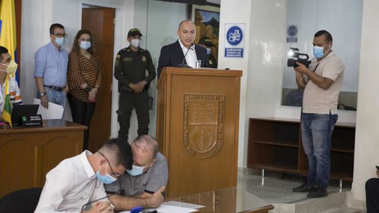 Oscar Enrique Sandoval fue elegido como nuevo contralor de Cúcuta./Foto Juan Pablo Cohen-La Opinión