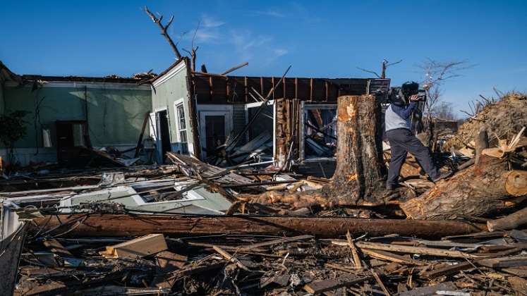Los tornados de los últimos días afectaron varias ciudades de los Estados Unidos. /AFP