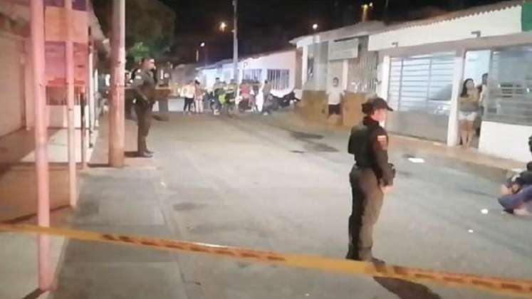 Un muerto y una mujer herida en ataque a bala en Los Patios./Foto: cortesía