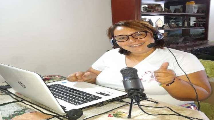 Claudia Juliana Mantilla Pico, maestra de la zona rural de Cúcuta, es investigadora en educación. /AFP