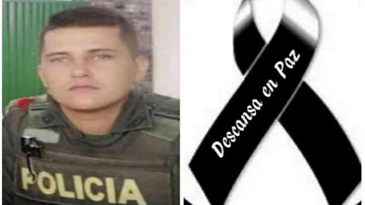 Falleció el patrullero García, herido en atentado de Cácota./Foto: cortesía