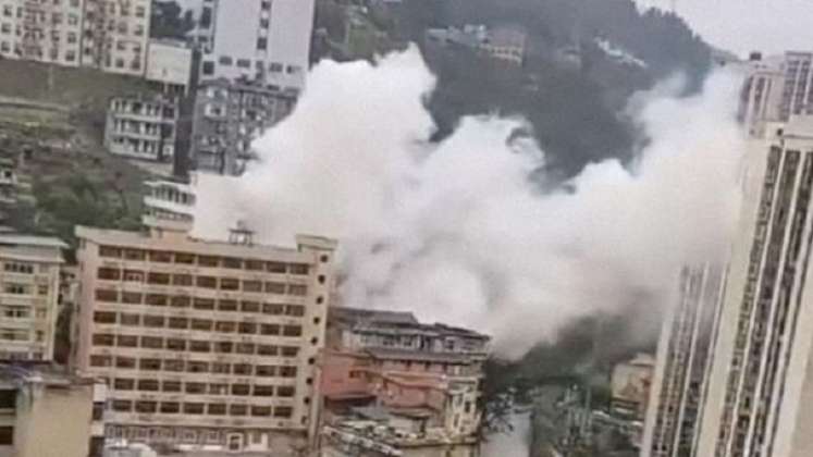 Al menos 16 muertos en China tras la explosión en un comedor./Foto: internet