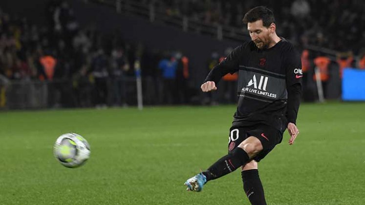 Lionel Messi actual jugador del Paris Saint Germain.