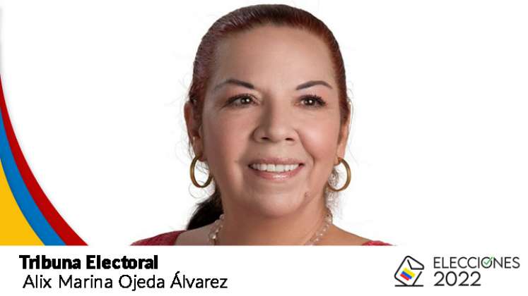 Candidata Alix Ojeda.