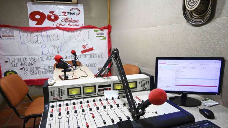 Atalaya FM 96.2, emisora comunitaria de la ciudad de Cúcuta. Foto: Jorge Ivan Gutierrez
